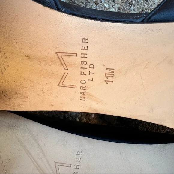 Marc Fisher LTD flats ML Sunny short heel pointed toe dressy casual size 11 - Picture 11 of 14
